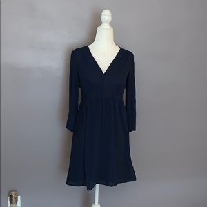 Vneck  navy dress